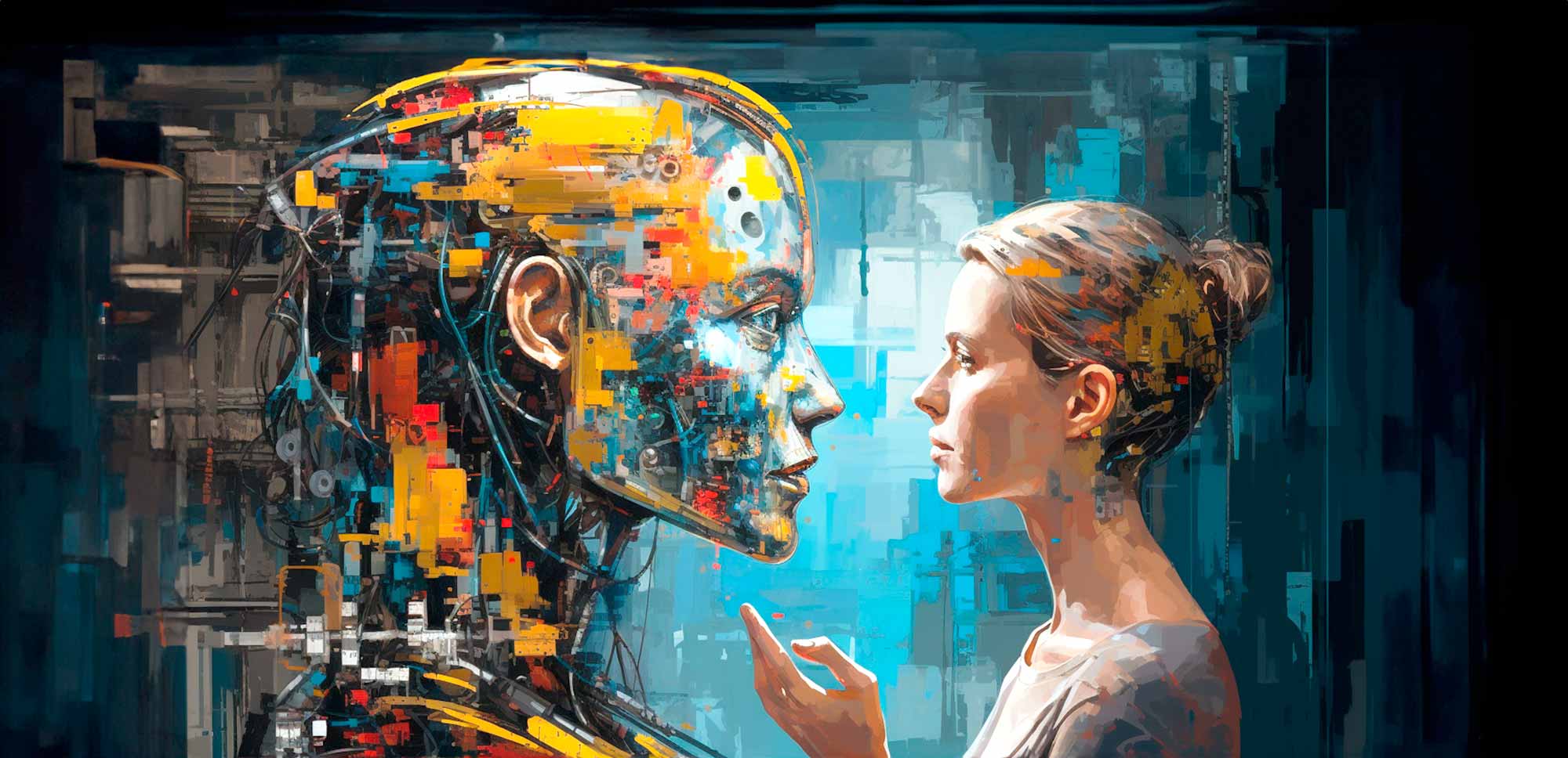 inteligencia artificial y mujer
